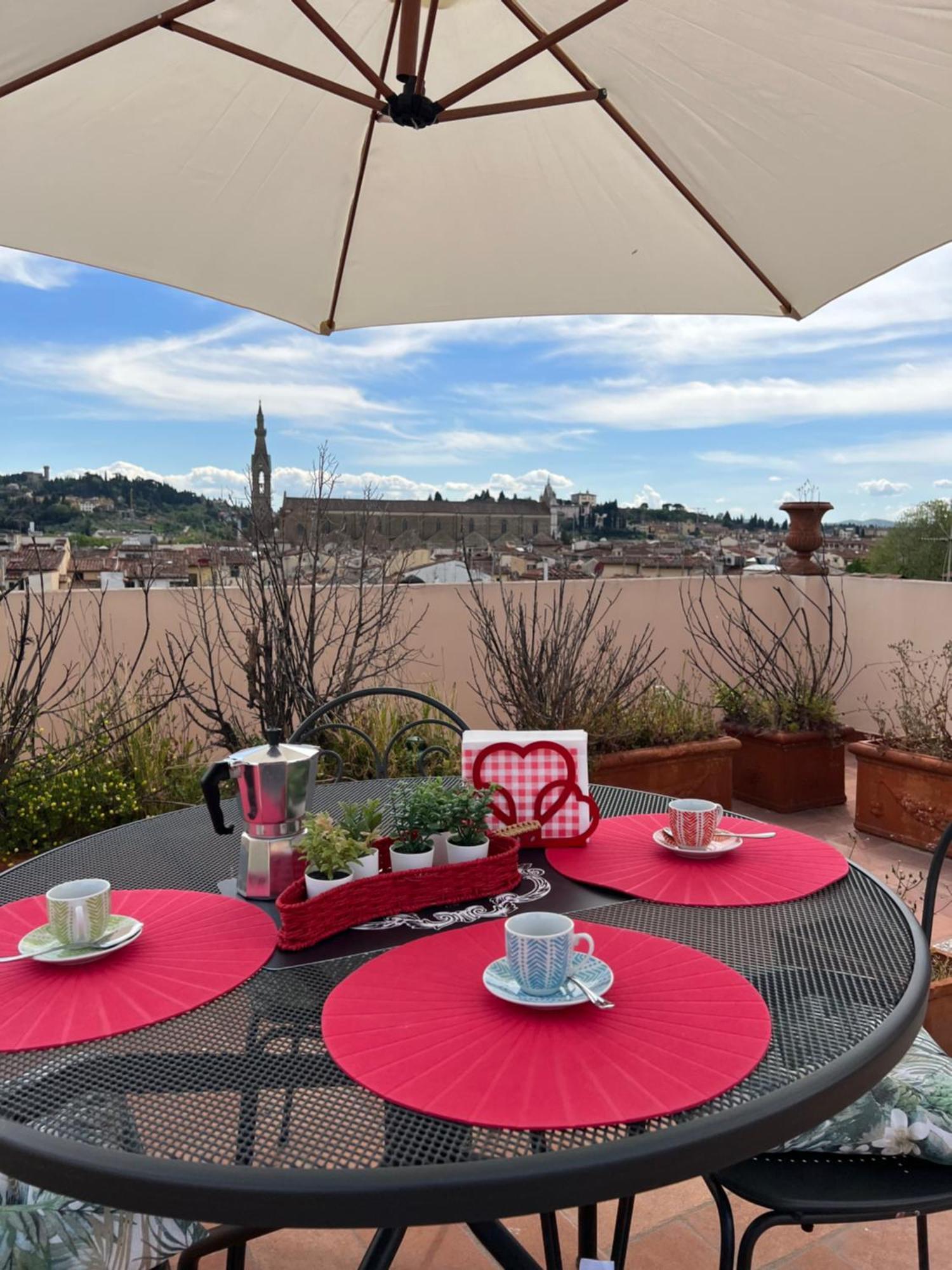Bianca'S Home-Breathtaking Terrace 360° View Of Firenze Eksteriør billede