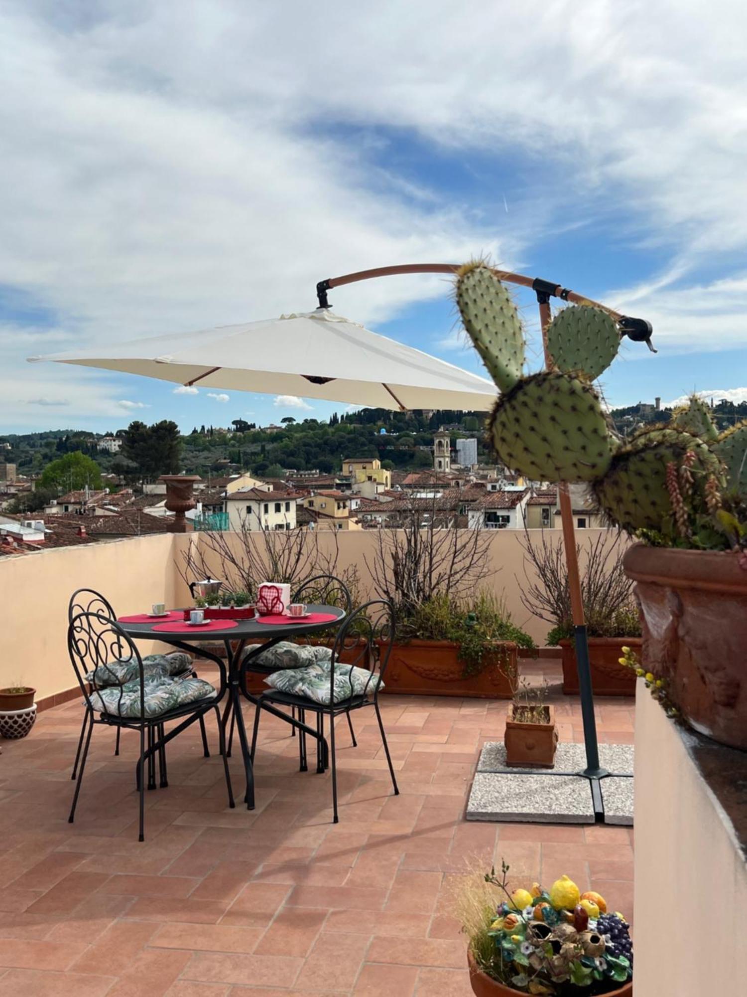 Bianca'S Home-Breathtaking Terrace 360° View Of Firenze Eksteriør billede