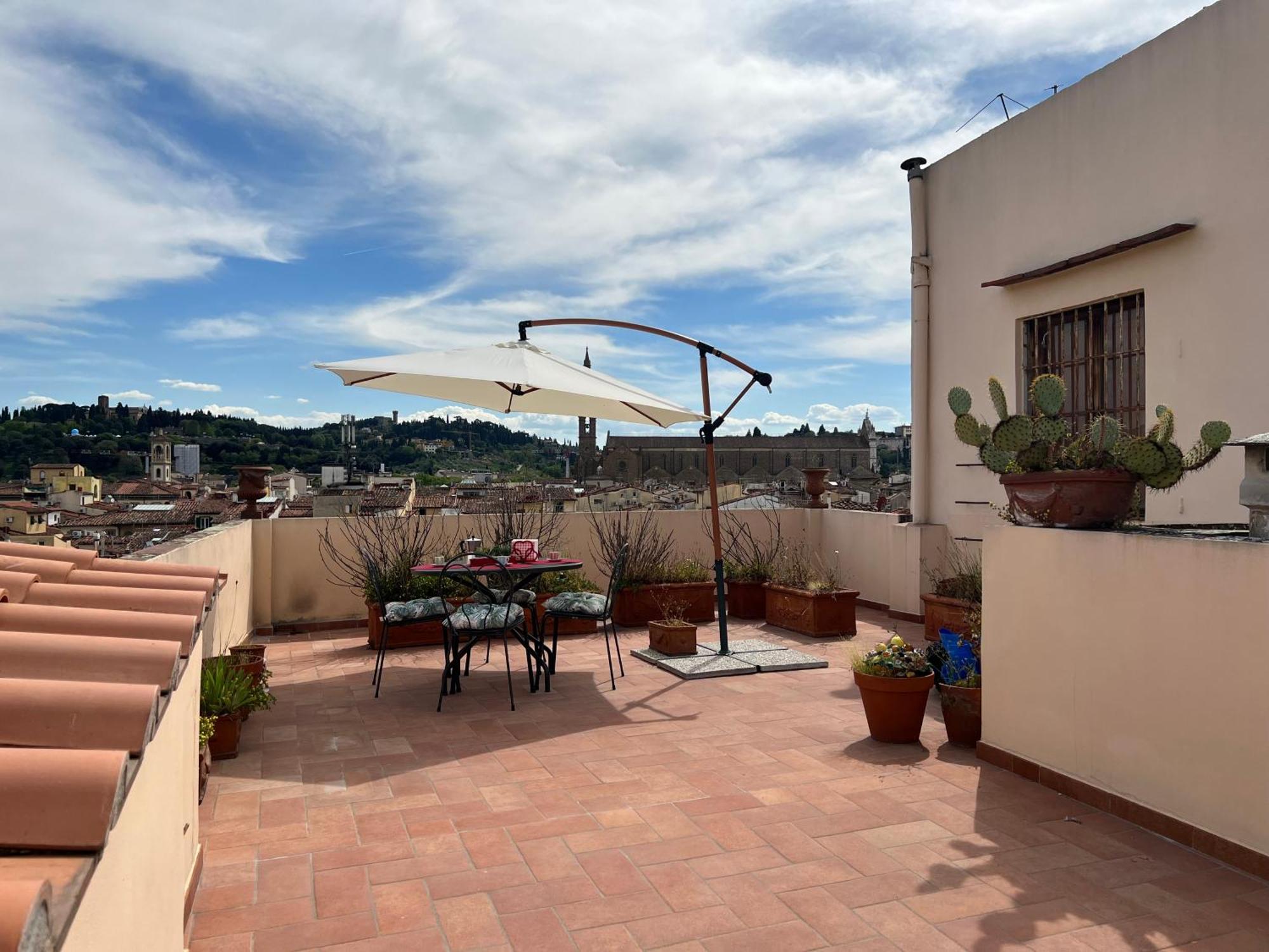 Bianca'S Home-Breathtaking Terrace 360° View Of Firenze Eksteriør billede