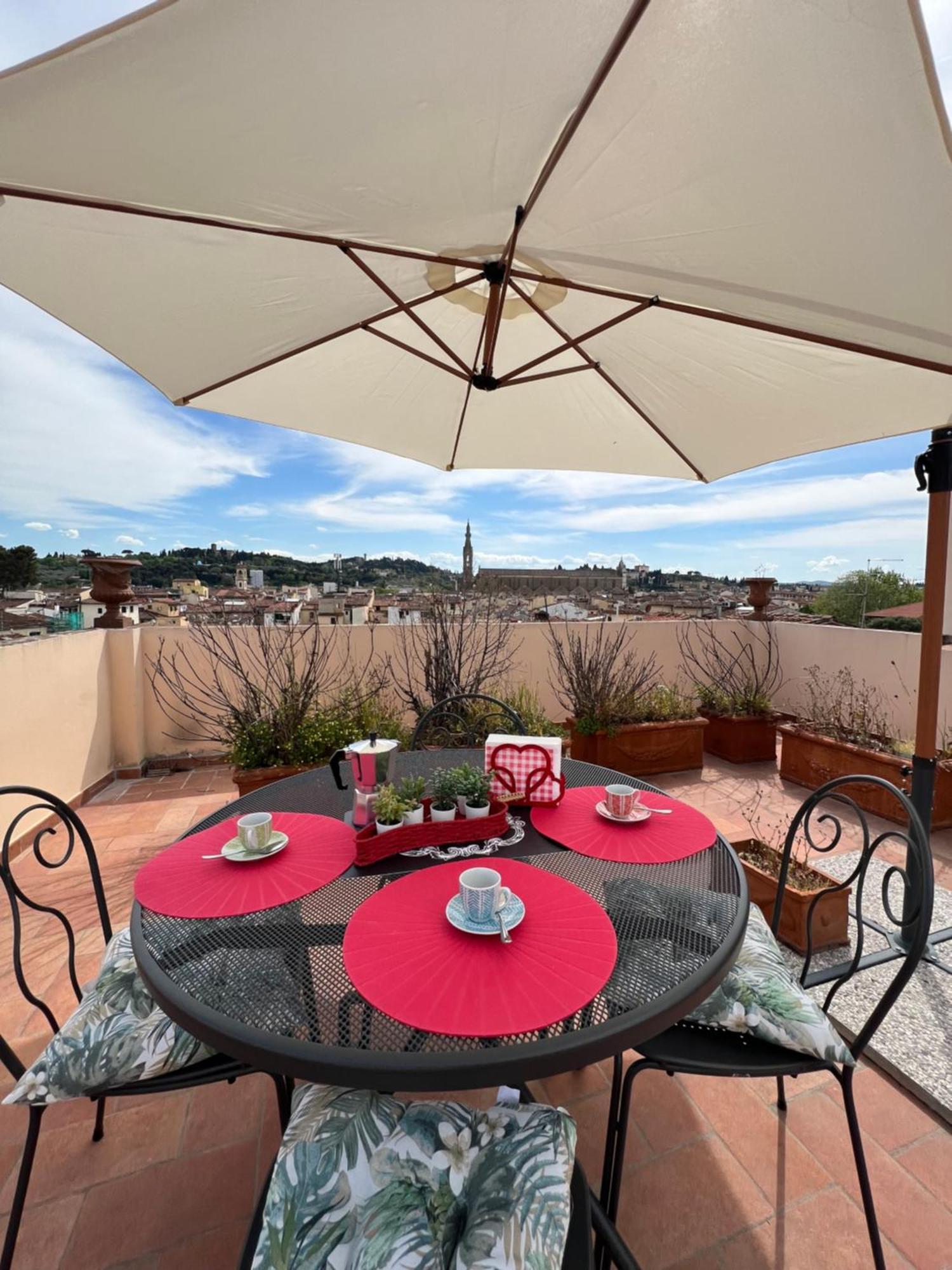 Bianca'S Home-Breathtaking Terrace 360° View Of Firenze Eksteriør billede